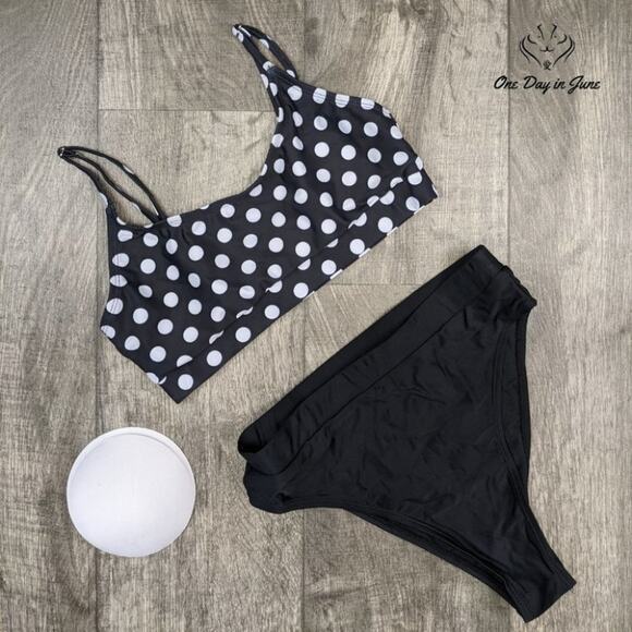 Pink Queen Push Up High Waist Bikini Swimsuit Size XL - Picture 3 of 4